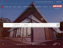 Tablet Screenshot of adcock.com.au